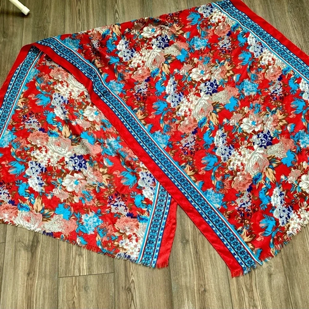 Colorful scarf 32/68 inches